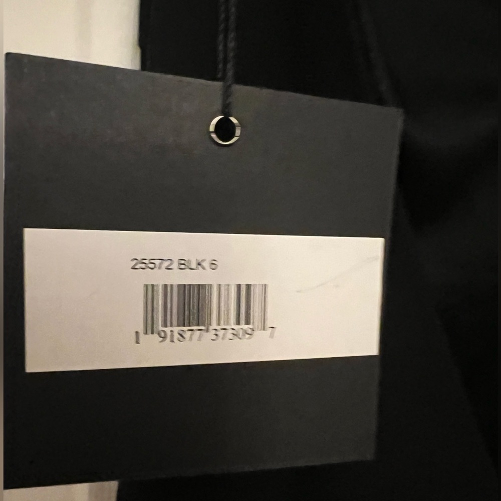 Mac Duggal Black Halter Gown with Slit - Picture 9 of 16